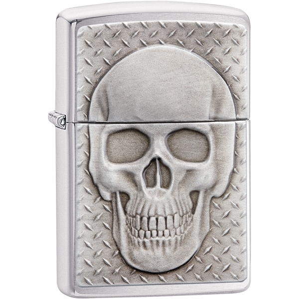 Zippo 2024 Zippo Skull Reveal Street Chrome ZIP-29818 - main